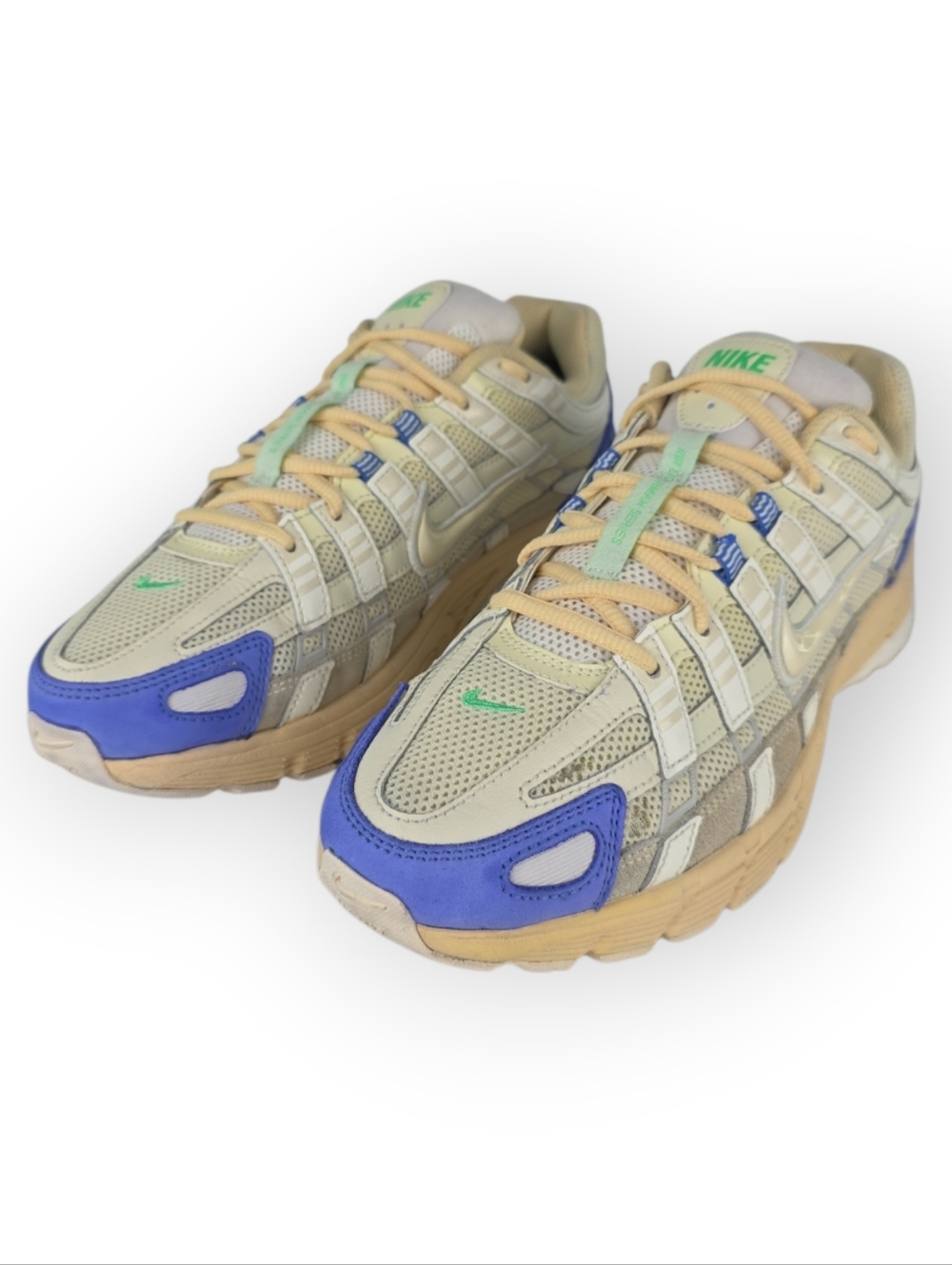 Nike P-6000 Shoes Mens Size 11.5 Sail Blue Athletic Dept Running FJ5443-113